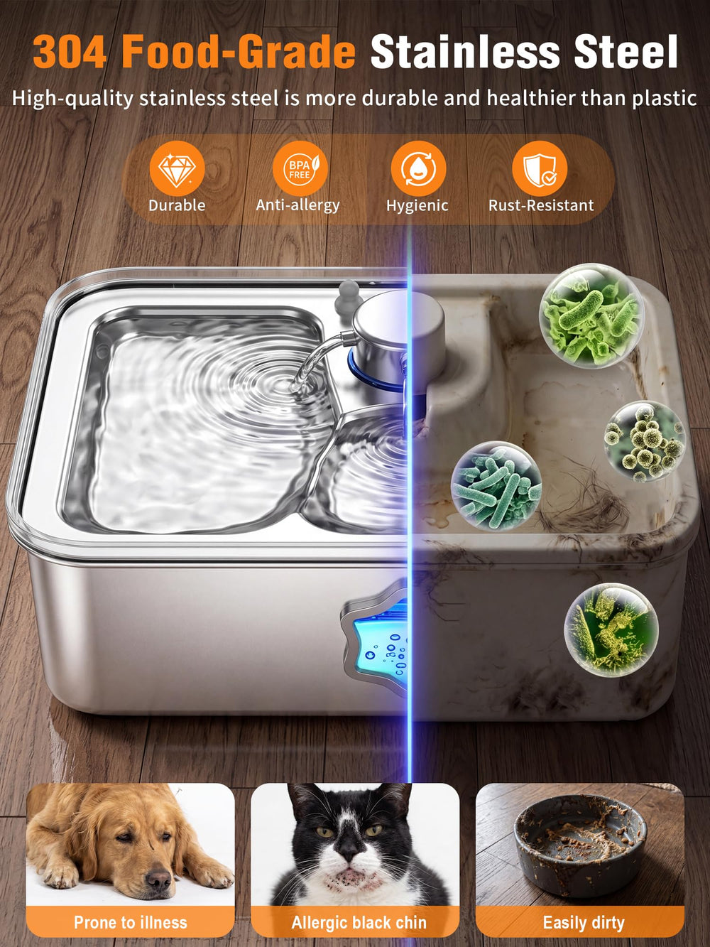 SIBAYS large zone de boisson permettant plusieurs animaux simultanément