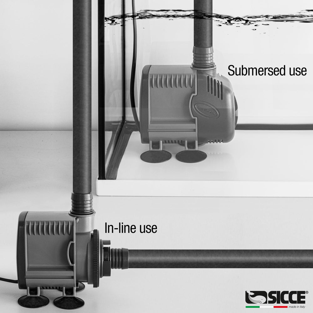 Sicce Syncra Silent 0.5 tuyaux inclus pour connexions faciles et étanches
