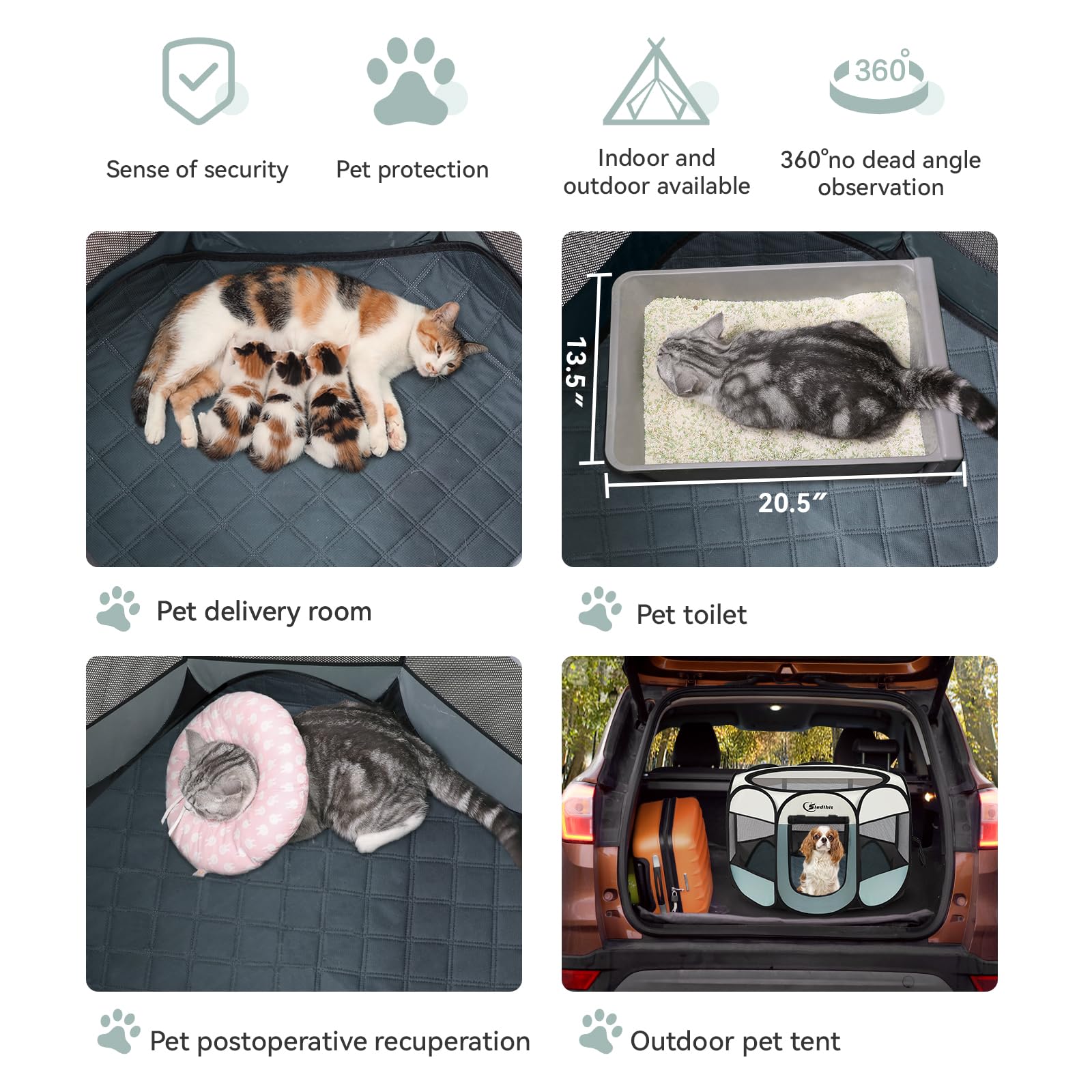 Siedihit tapis absorbant lavable facilitant l'entretien hygiénique