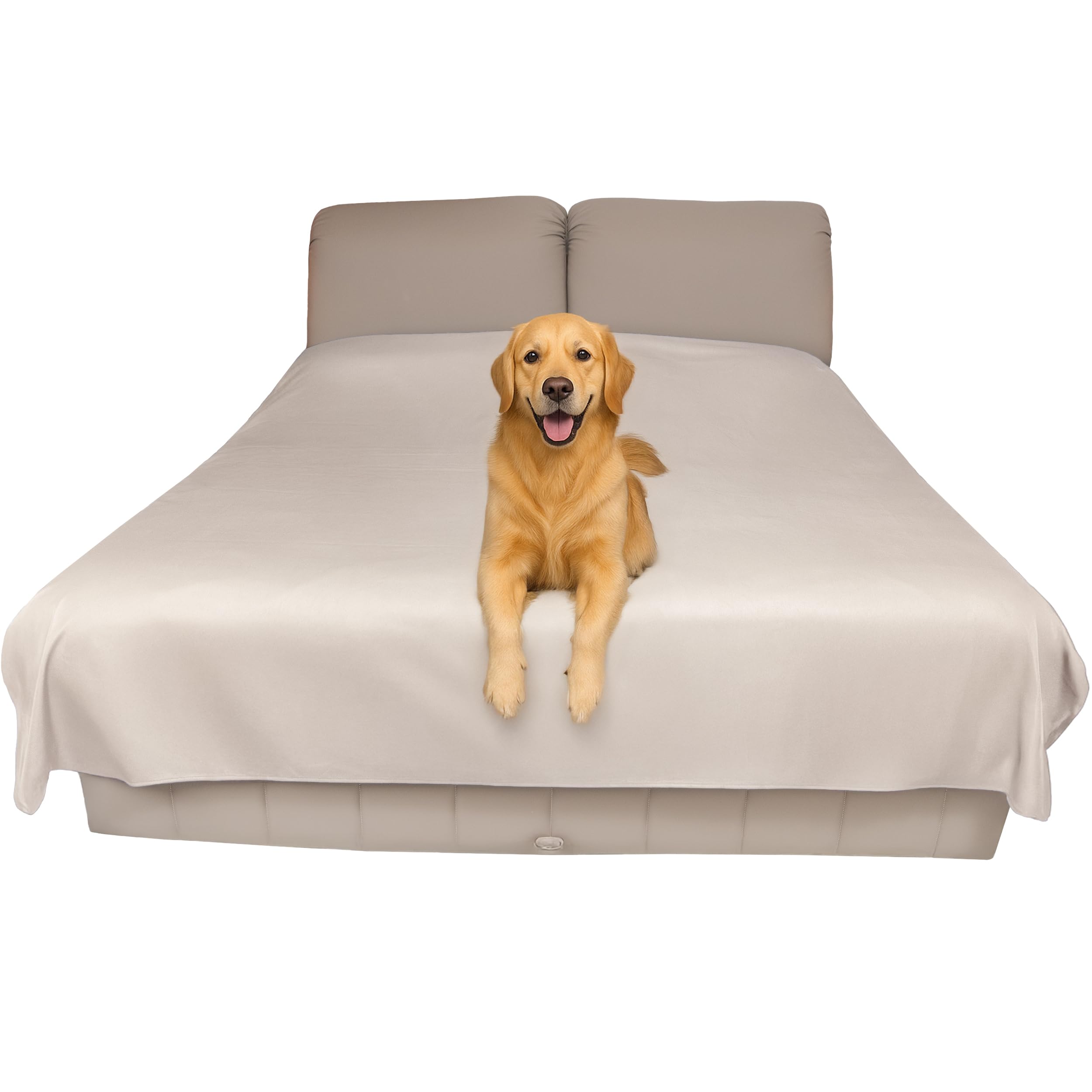 SILLY LEGACY housse recto beige protégeant lit et couette