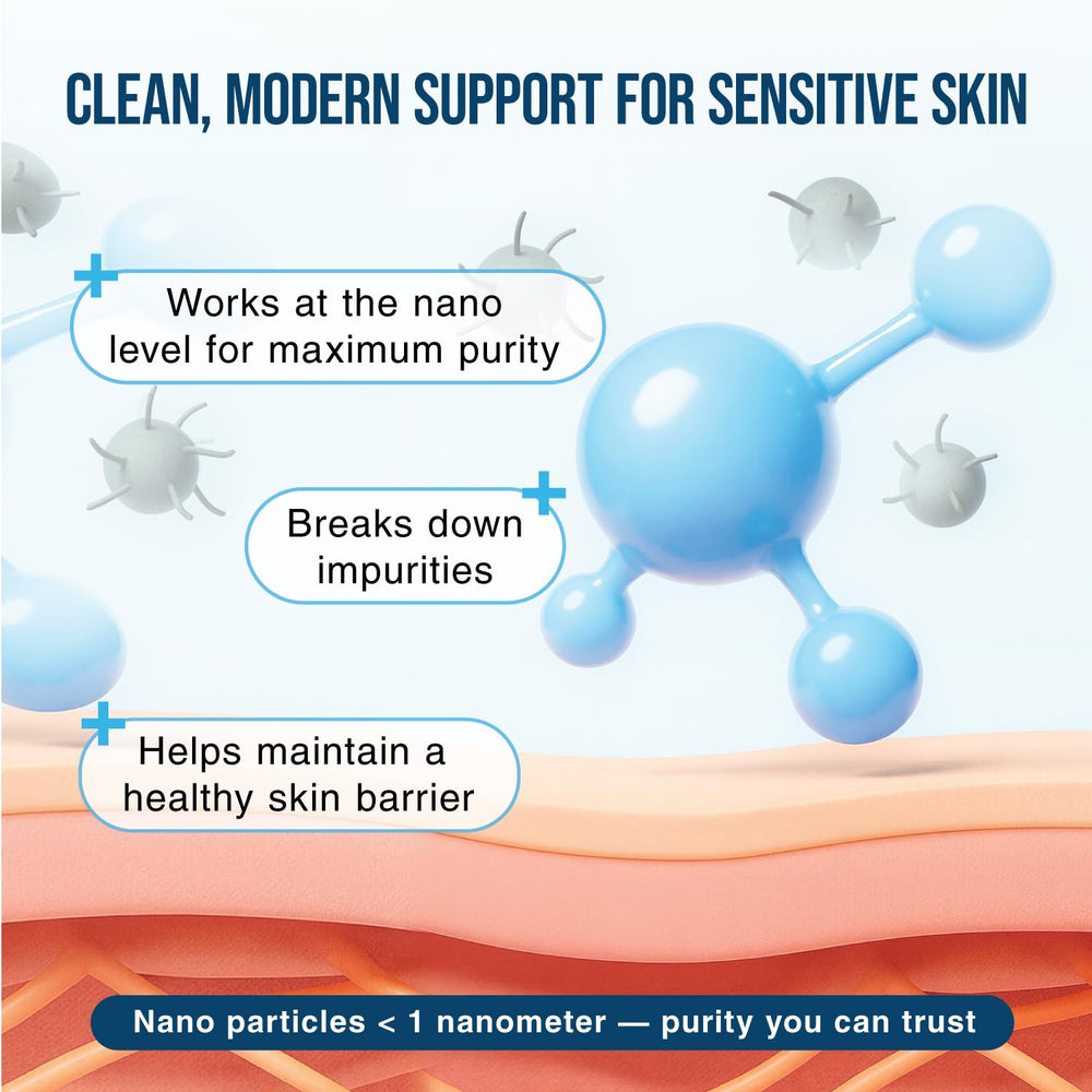 SilverMD texture vaporisée illustrant couverture douce et non irritante