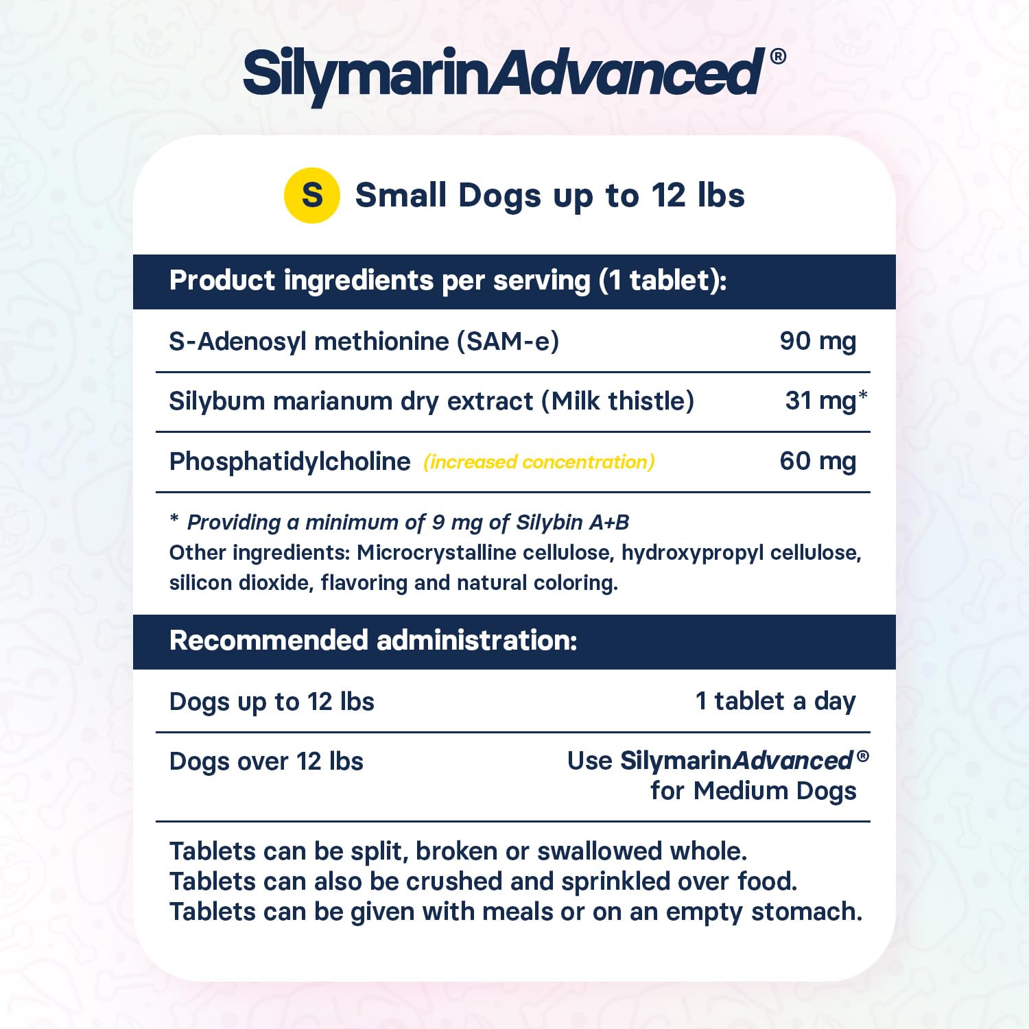 SilymarinAdvanced chien relaxé à la maison, bien‑être et confort améliorés