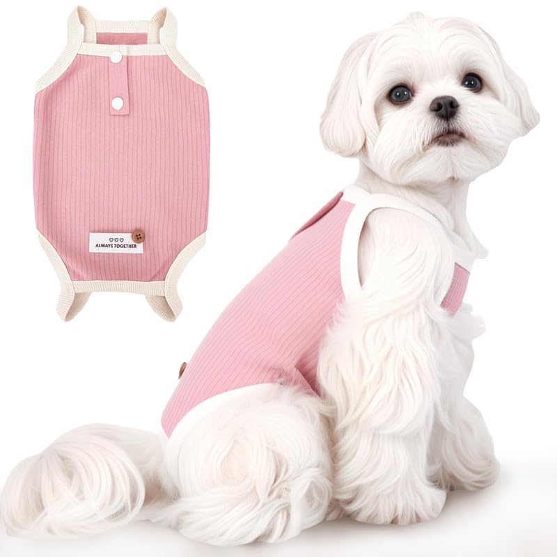 Simloyal vue avant de la combinaison rose offrant protection confortable