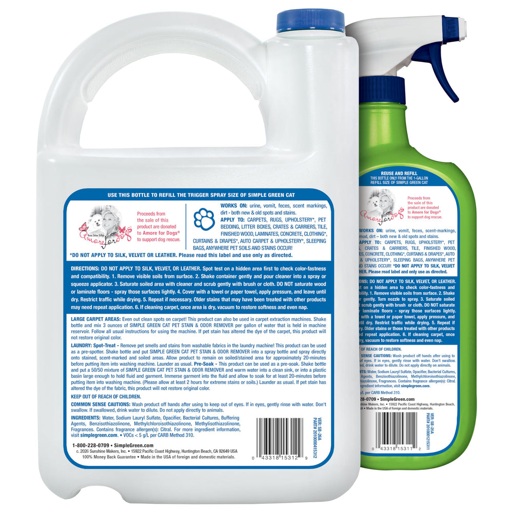 Simple Green bidon d'un gallon pour recharges et usages fréquents