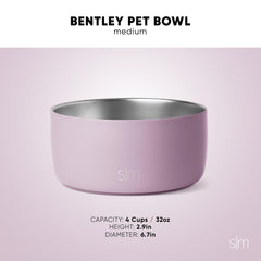 Simple Modern Bentley utilisée par un chien gardant l'eau fraîche plus longtemps