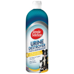 Simple Solution bouteille face avant montrant le flacon et l'usage facile