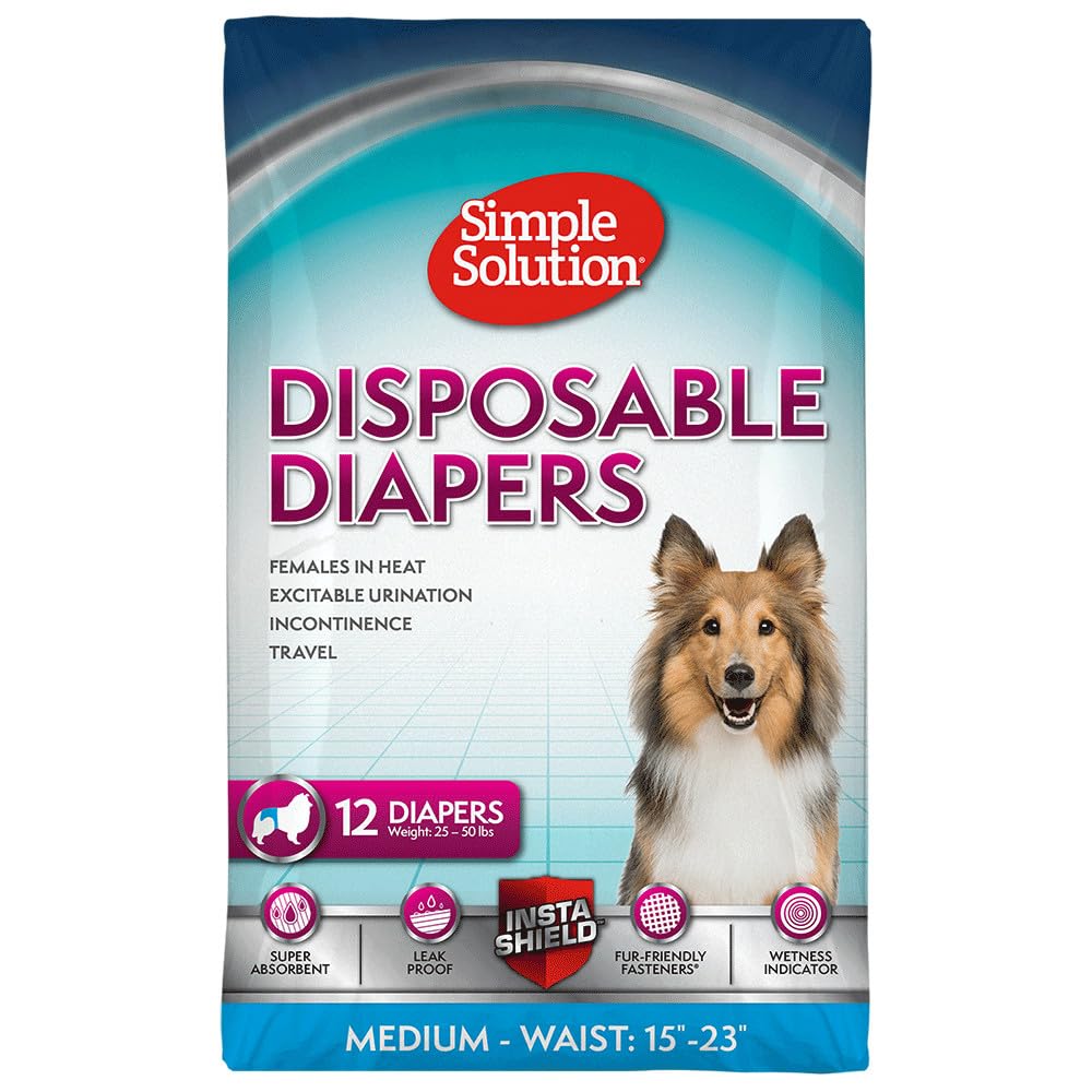 Simple Solution emballage avant montrant pack de 12 et bénéfice protection