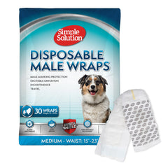Simple Solution emballage avant montrant 30 wraps pour protection rapide