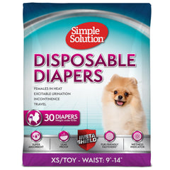 Simple Solution emballage avant montrant 30 culottes, protection pratique