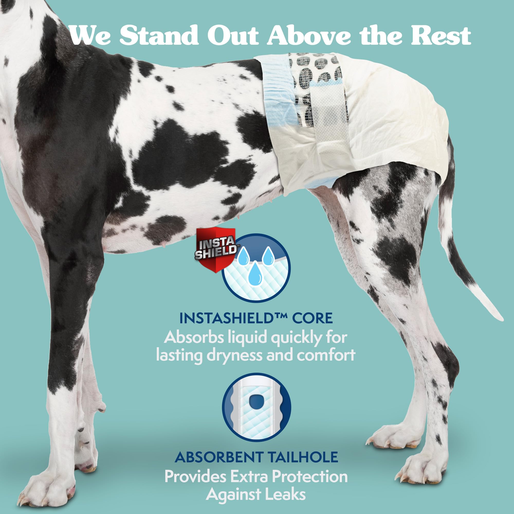 Simple Solution attaches repositionnables douces pour protéger le pelage