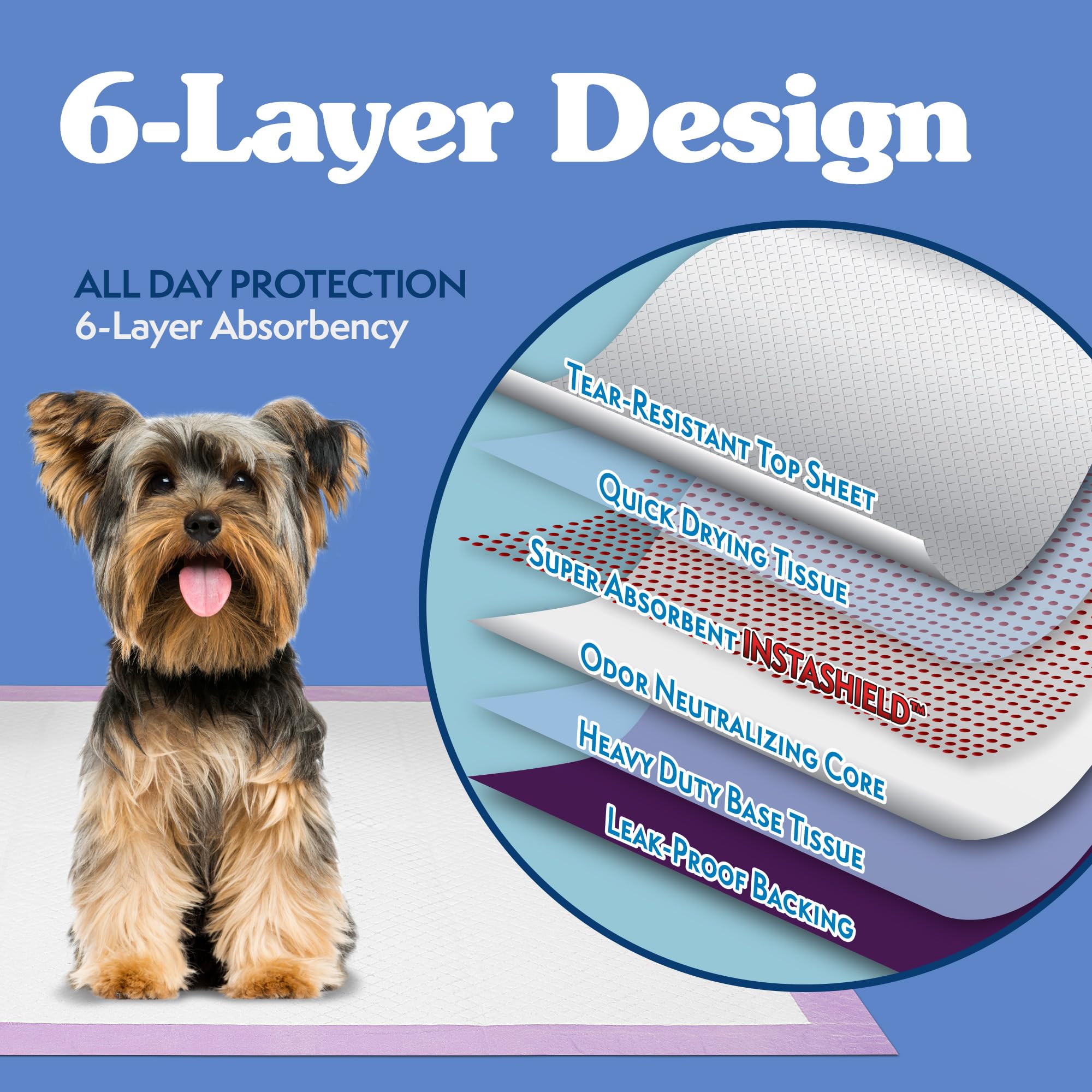 Simple Solution tapis déployé 23x24 montrant surface prête à l'utilisation et protection