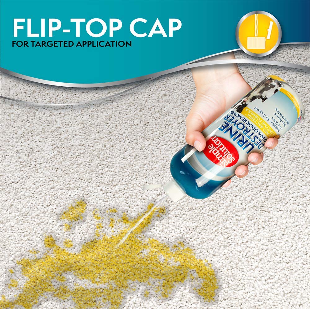 Simple Solution gros plan texture du liquide montrant action enzymatique