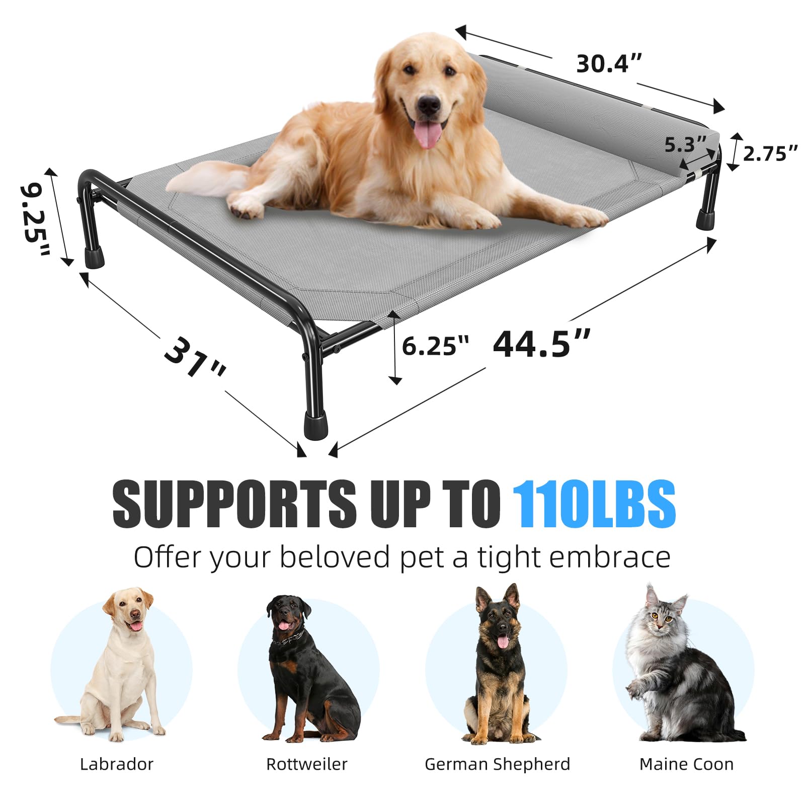 Simple Trending comparaison taille avec une personne montrant dimensions claires
