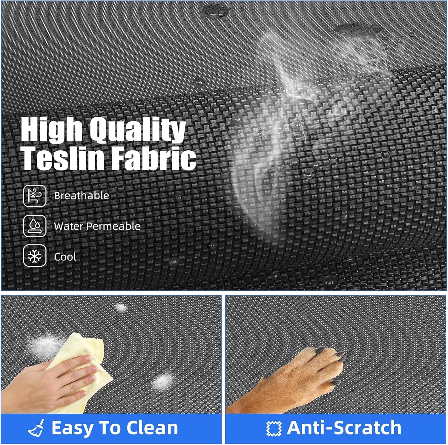 Simple Trending pieds antidérapants stabilisant le lit sur sols lisses