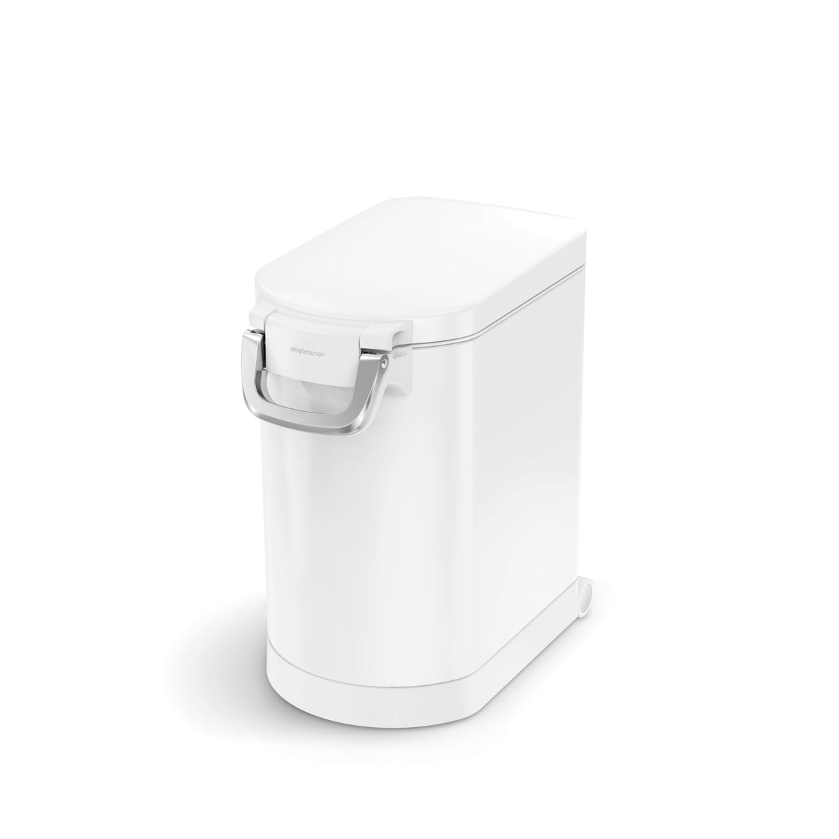 simplehuman vue avant du conteneur medium montrant design et capacité