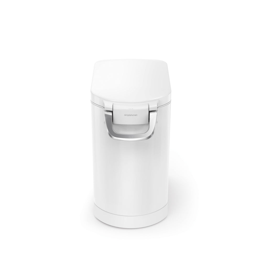 simplehuman pelle magnétique fixée sous le couvercle pour distribution rapide
