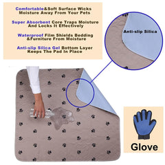 SincoPet détail de la couche absorbante polyester-rayon 340 GSM efficace