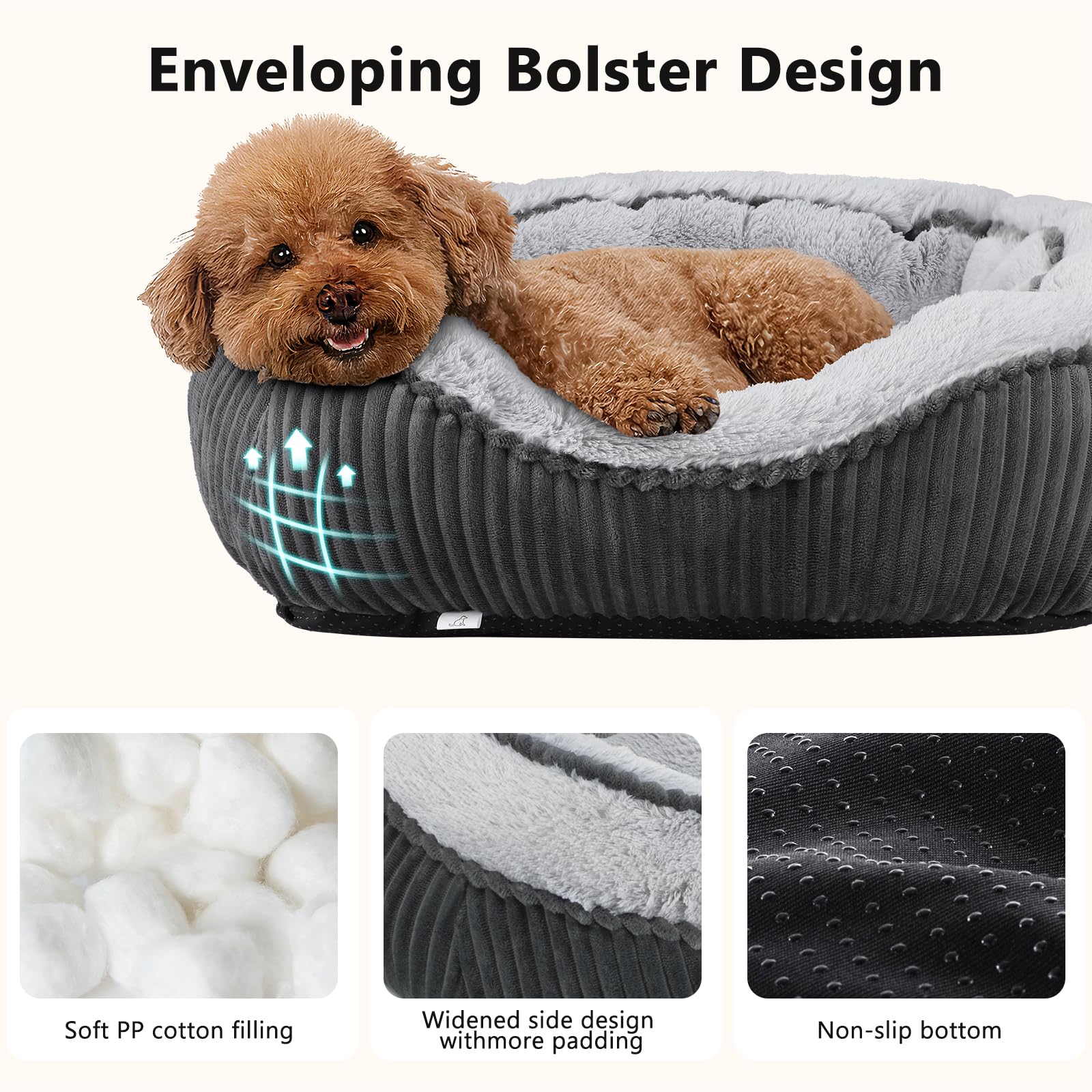 SIWA MARY chien se relaxe dans le panier confortable
