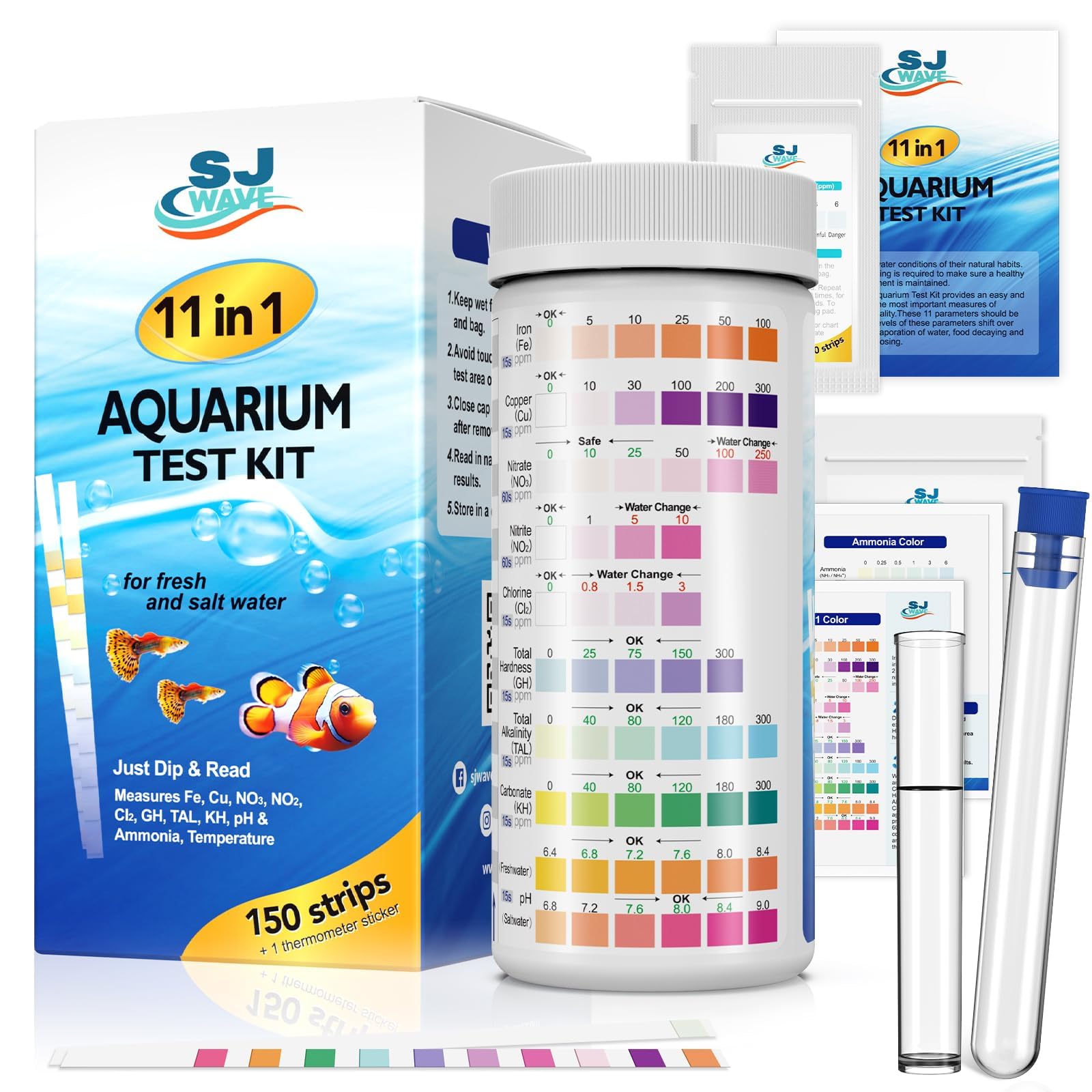 SJ WAVE emballage avant montrant kit complet et bénéfice contrôle facile