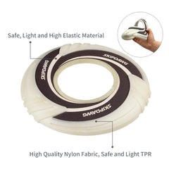 SKIPDAWG gros plan matière TPR et nylon durable pour longue durée