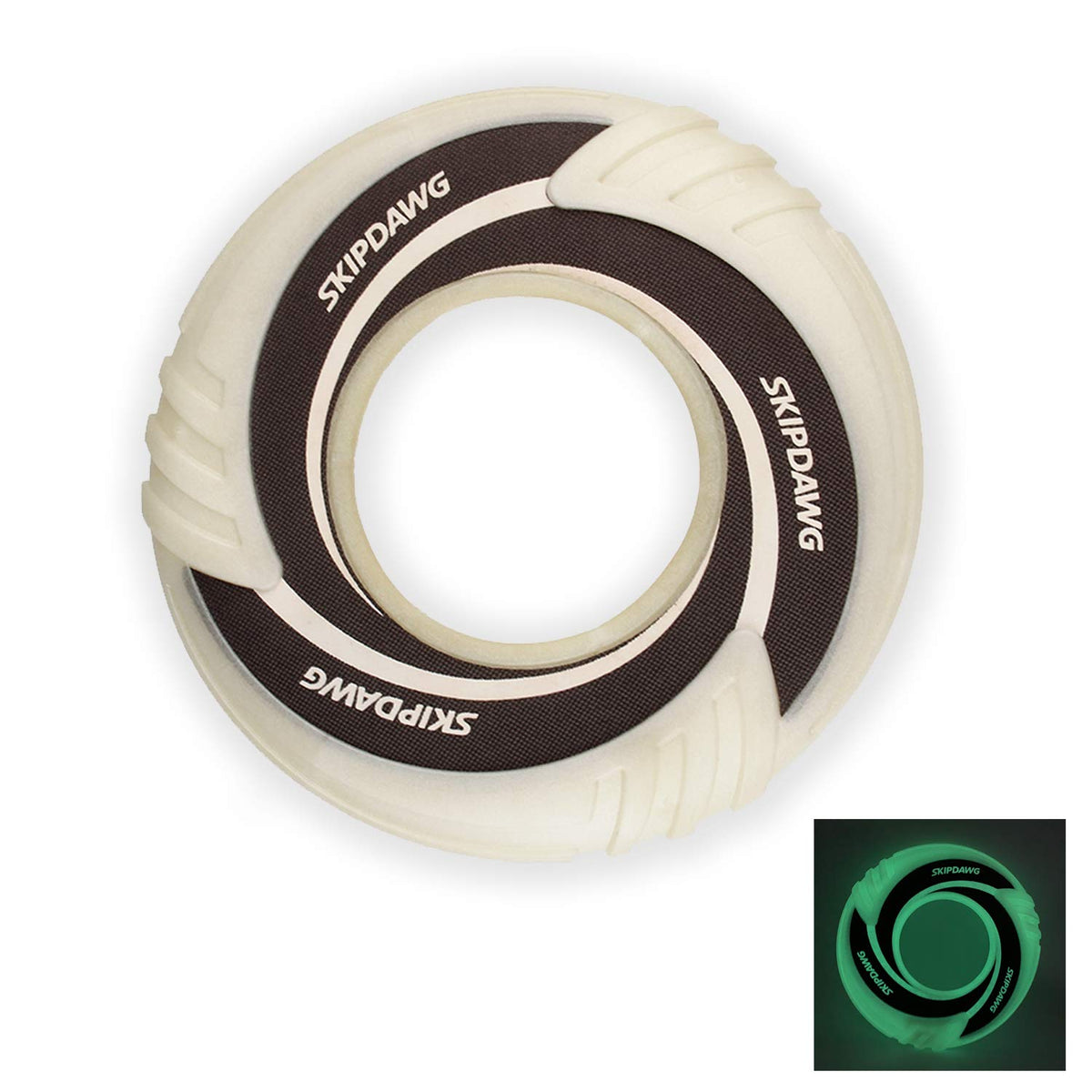 SKIPDAWG vue avant du disque montrant forme et couleur utile pour lancer