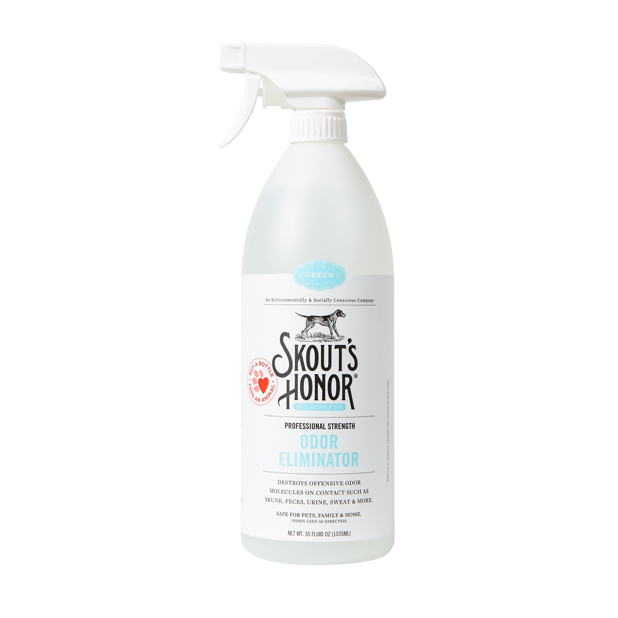 SKOUT'S HONOR flacon 35 oz face montrant design et dosage pratique
