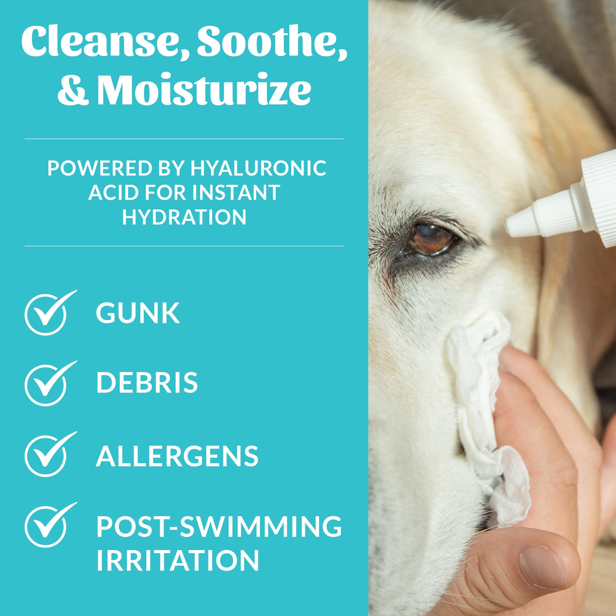 SKOUT'S HONOR goutte de solution illustrant la texture hydratante et apaisante