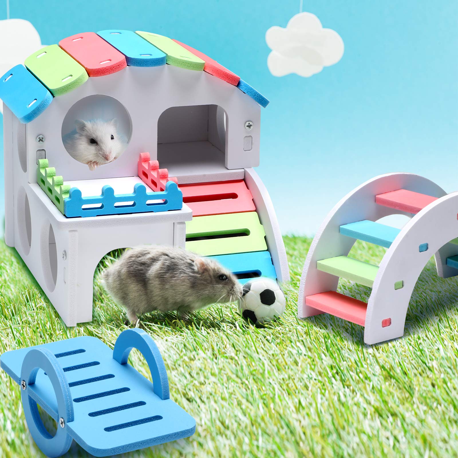 Skylety échelle et balcon illustrant accès facile et cachette confort