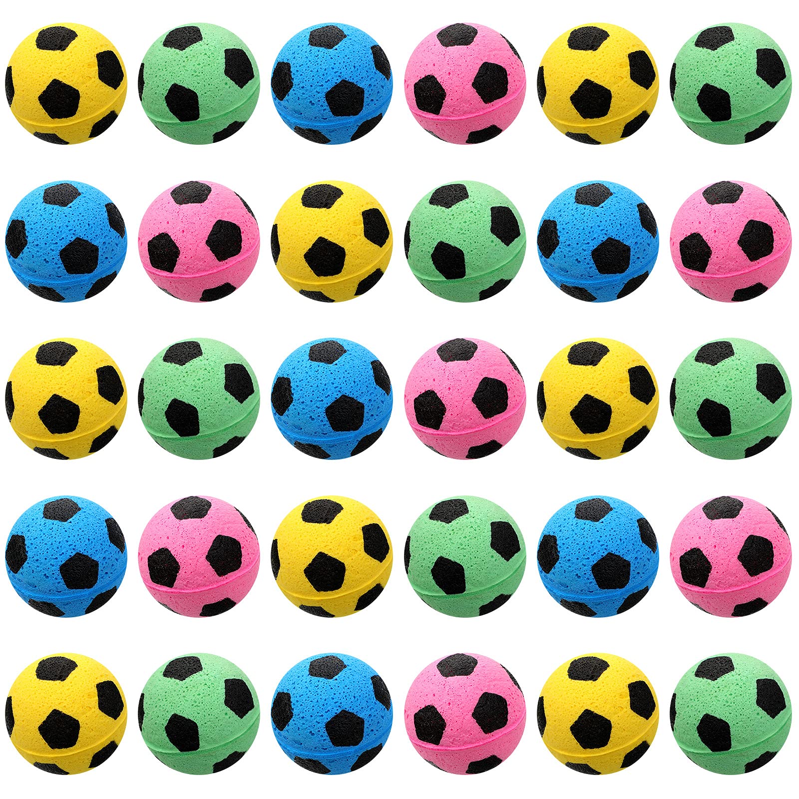 Skylety face avant emballage montrant 32 balles colorées pour jouer