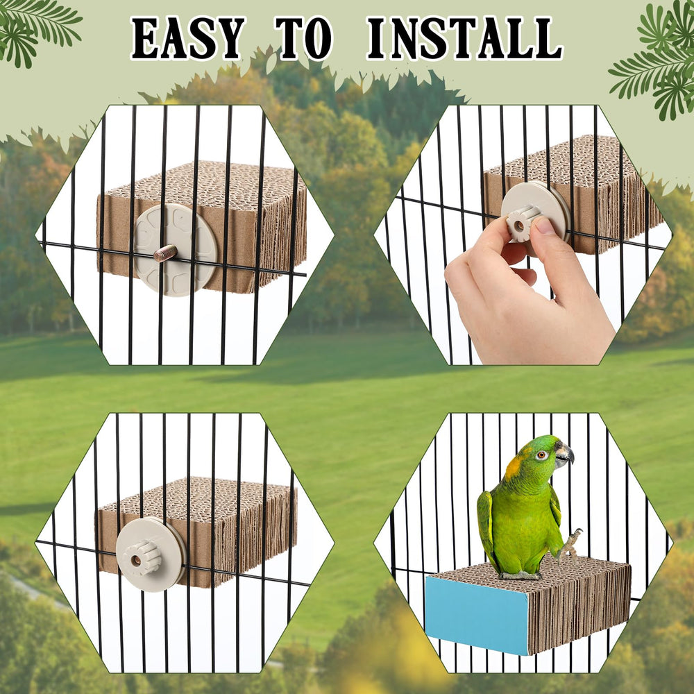 Skyygemm détail bords carton illustrant confort pour les griffes