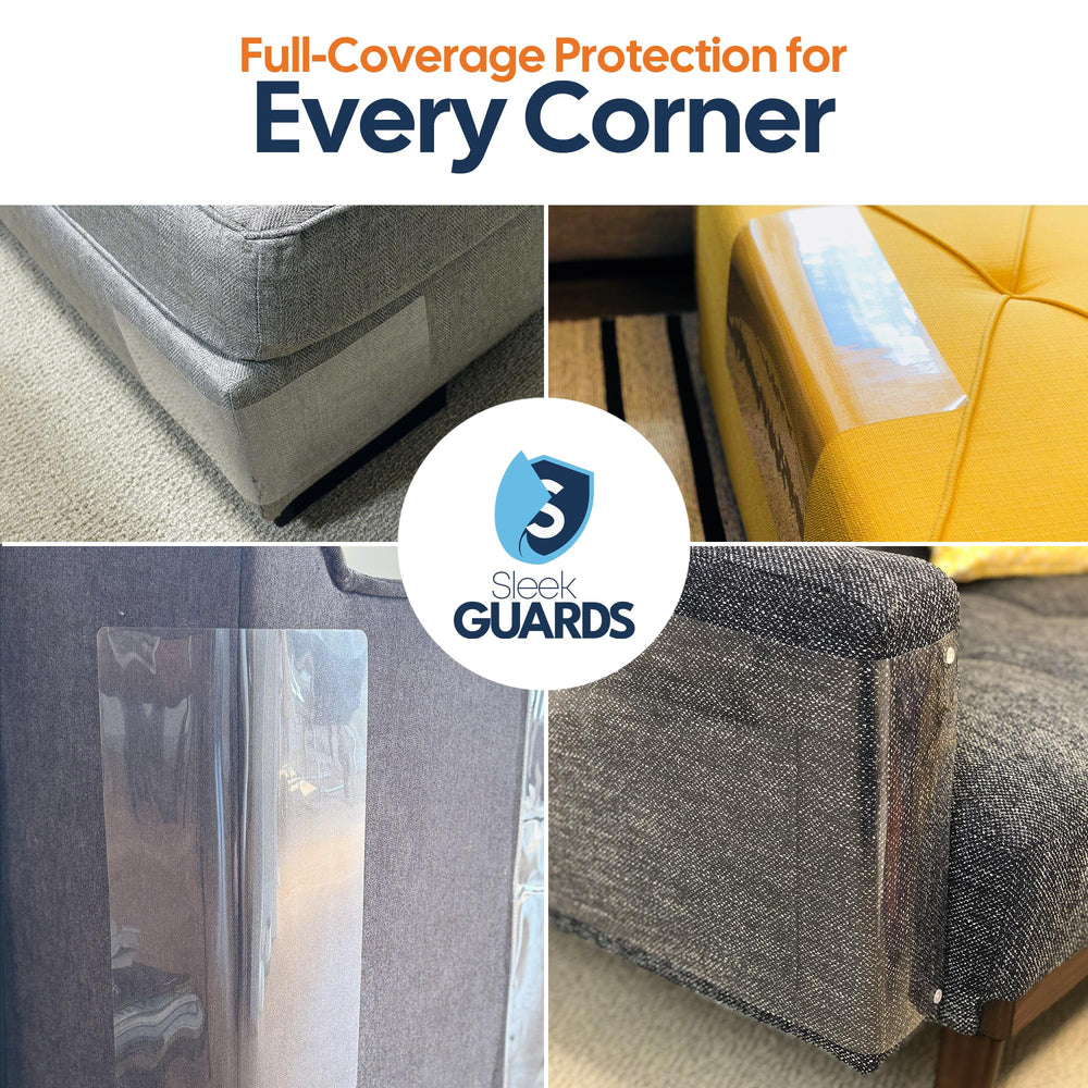 Sleek Guards comparaison des tailles grandes et standards pour couverture