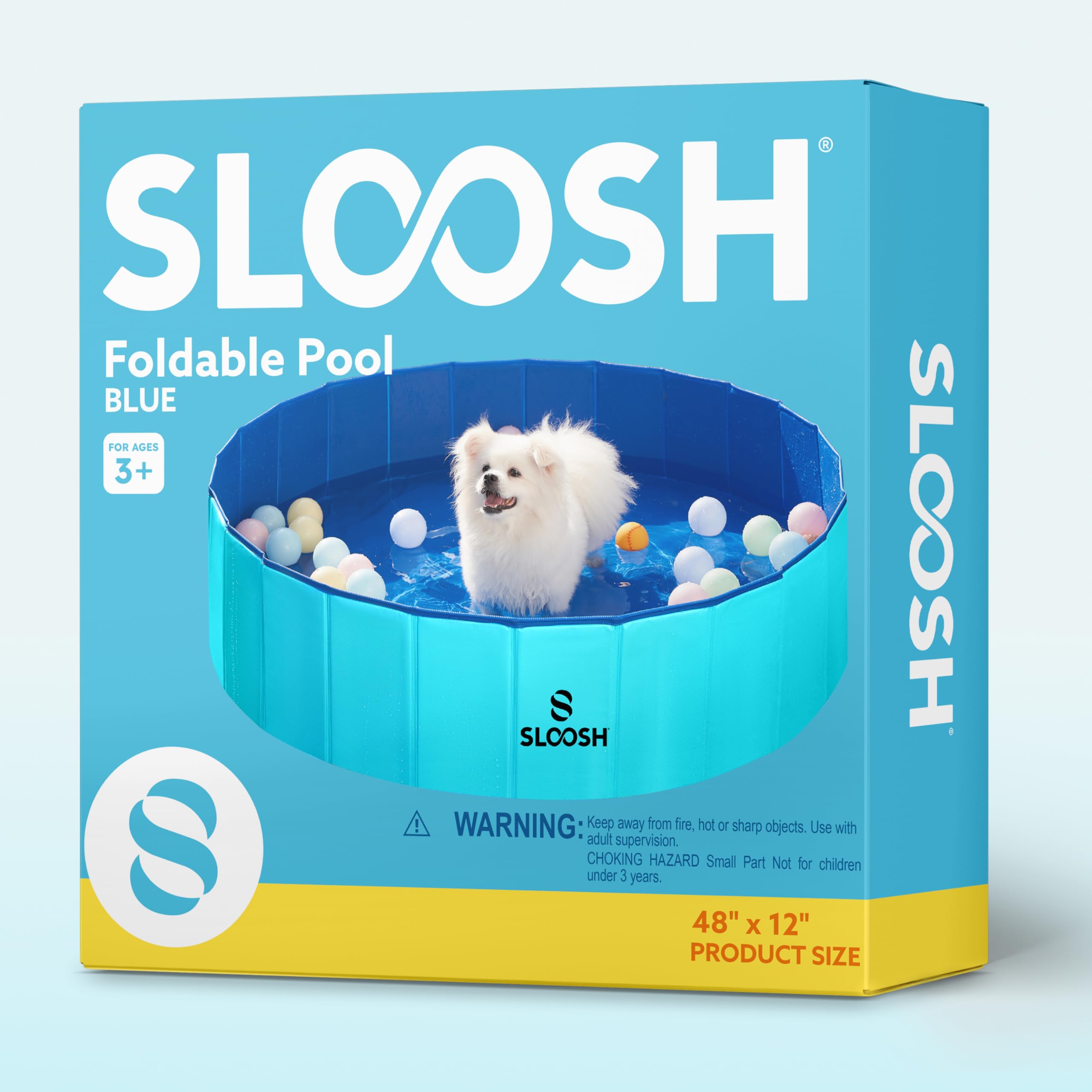 Sloosh piscine rangée dans le coffre d'une voiture, démontre facilité de stockage