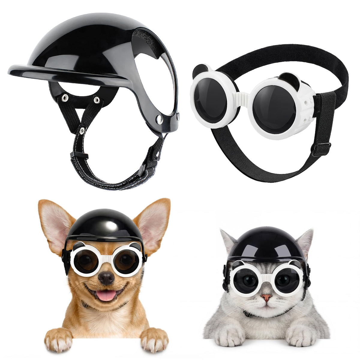 SlowTon casque chien vue avant affichant maintien et style protecteur