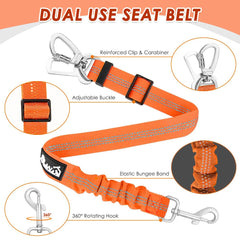 SlowTon ceinture en usage avec chien assis et confort conservé