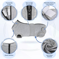 SlowTon détail du tissu extensible et respirant pour confort prolongé du chien
