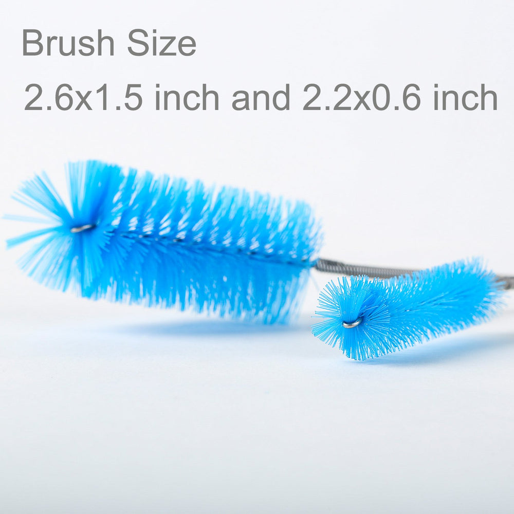 SLSON brosse longue double extrémité 61 pouces flexible pour accès profond