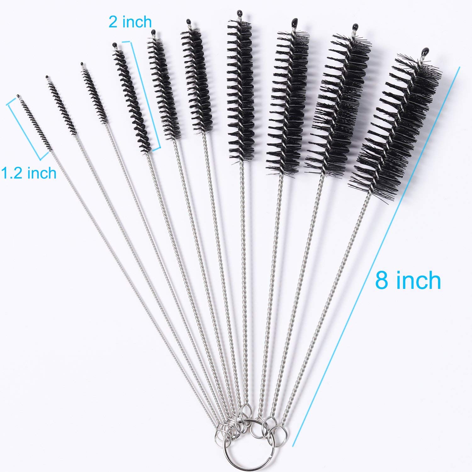 SLSON manche acier inoxydable solide pour pousser sans plier