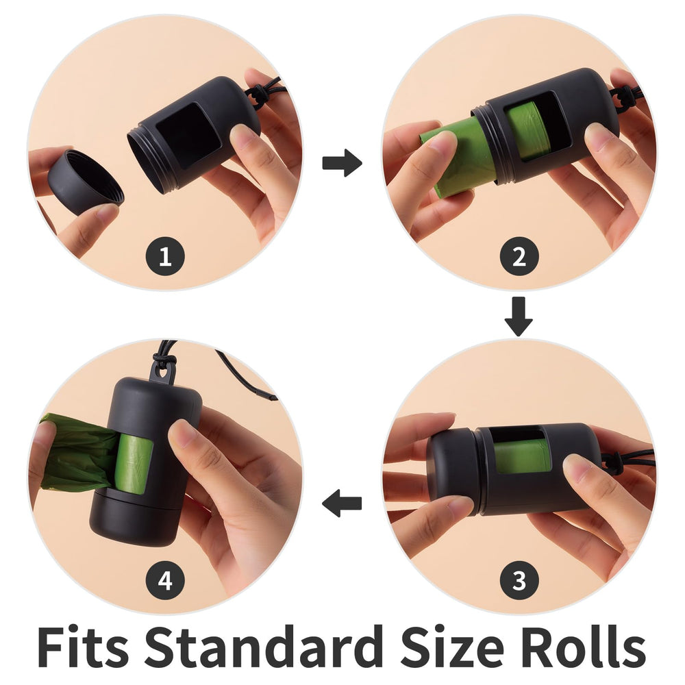 SLSON distributeur attaché à une laisse montrant fixation sûre