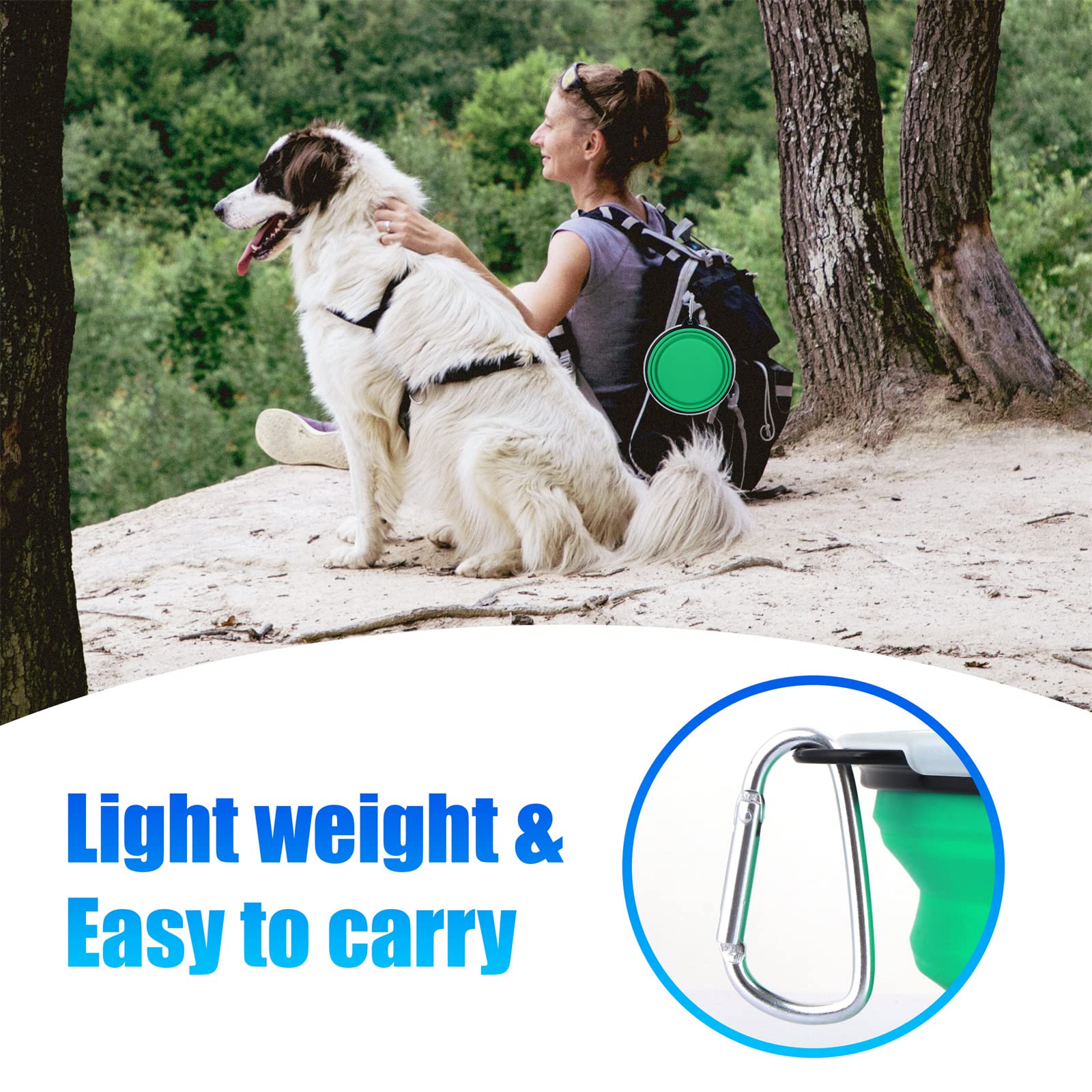 SLSON bol en usage lors d'une promenade hydratation facile pour chien