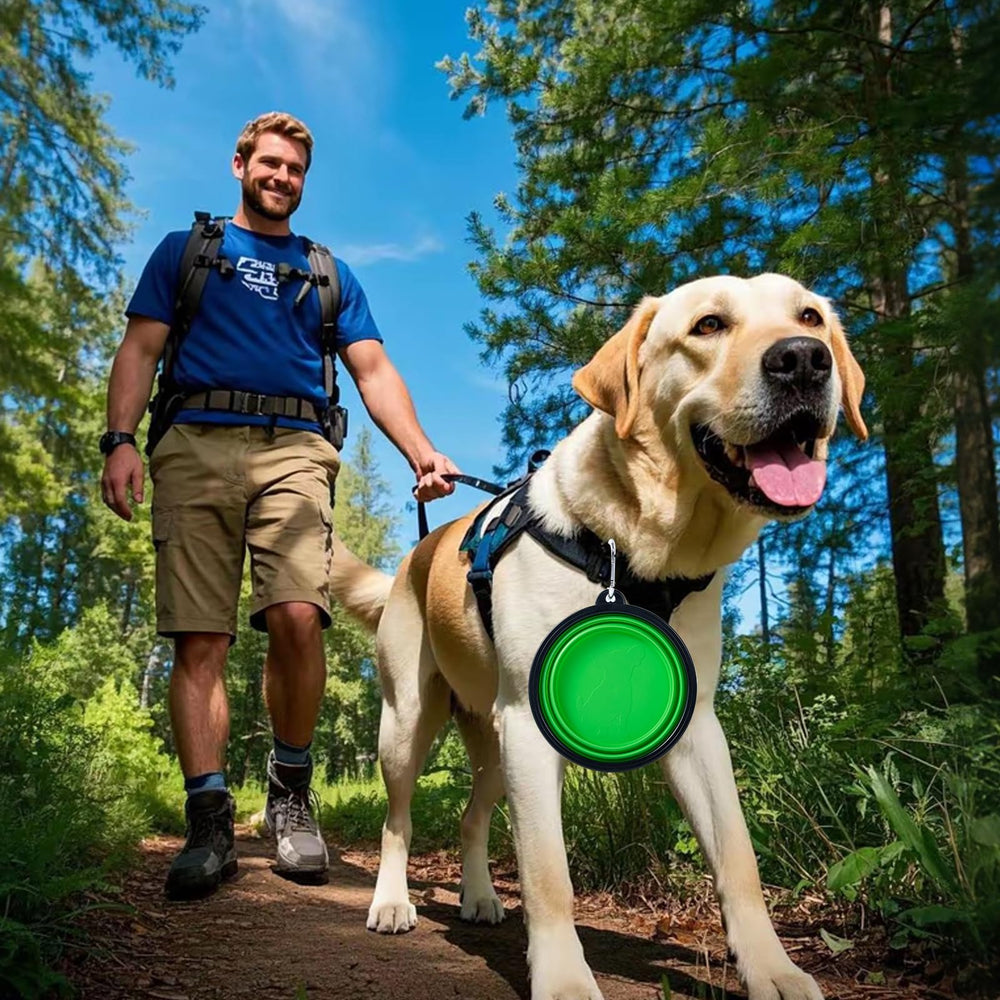 SLSON gamelle en usage lors d’une promenade pour hydratation