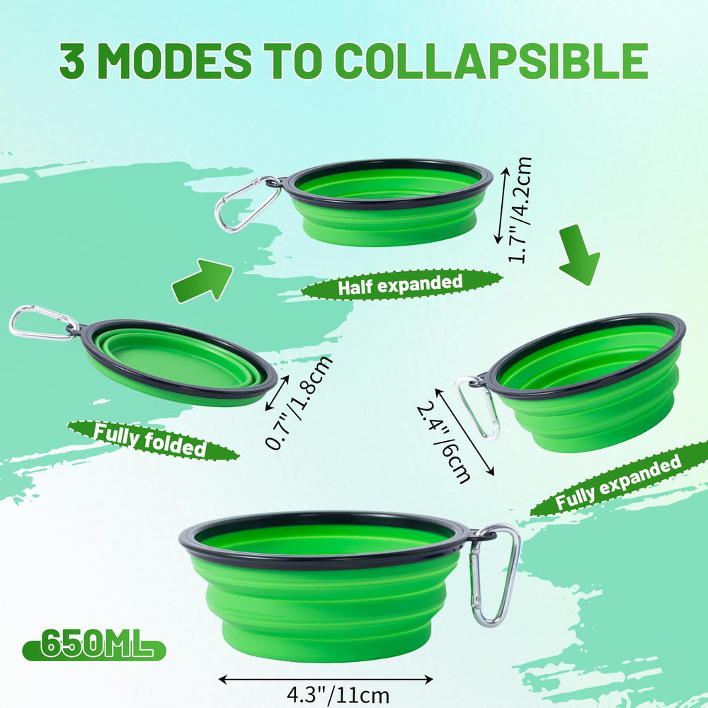 SLSON gamelles pliées compactes pour rangement facile