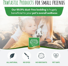 Small Pet Select comparaison de profondeur de couche pour absorber efficacement l'urine