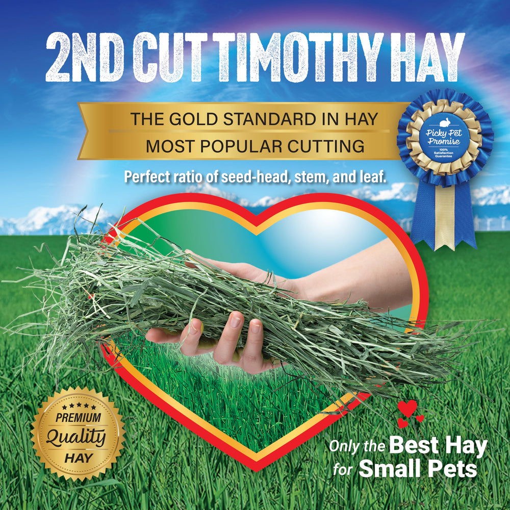 Small Pet Select étiquette 2nd cutting indiquant coupe équilibrée et qualité