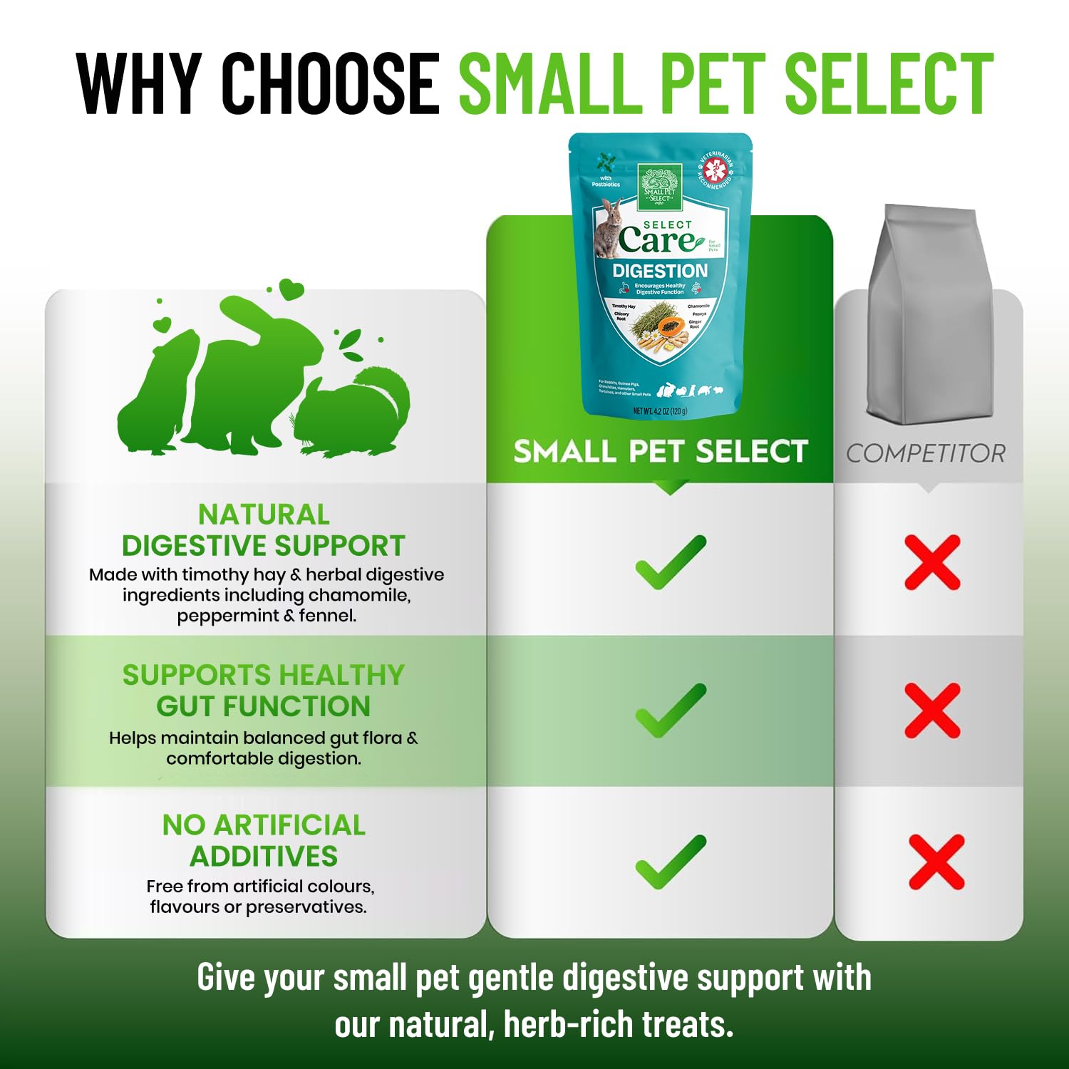 Small Pet Select mise en scène habitat montrant complément intégré au quotidien