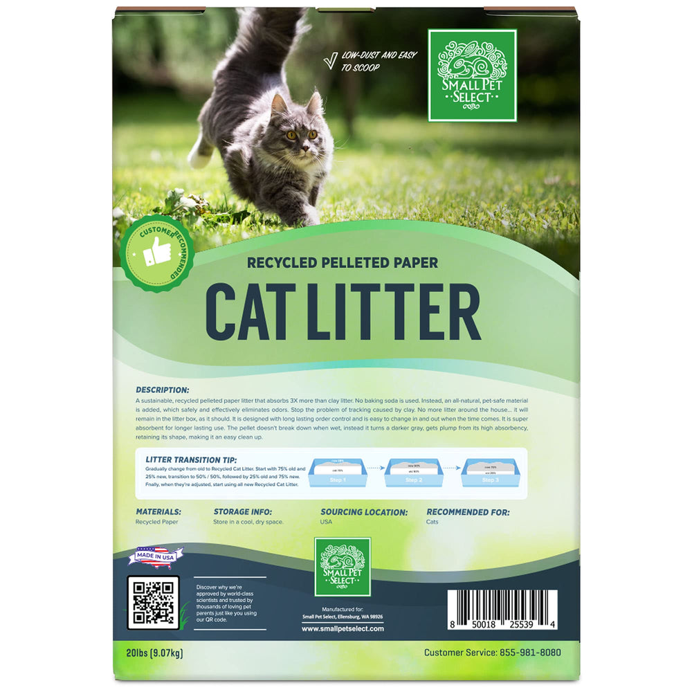 Small Pet Select sac de 20 lb posé à côté d'un objet pour l'échelle et praticité