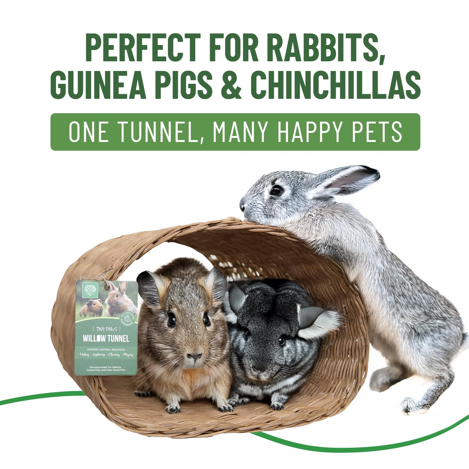 Small Pet Select tunnel à côté d'objet pour comparer taille utile
