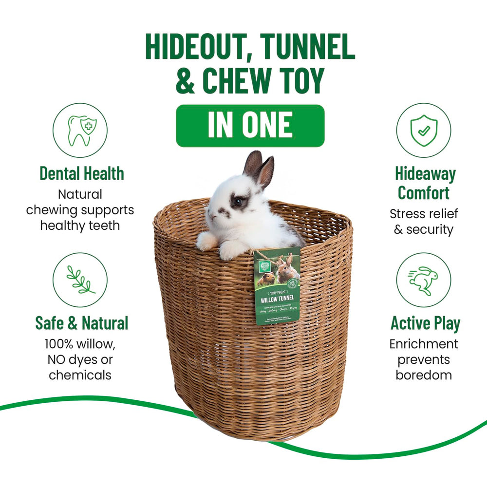 Small Pet Select gros plan tressage en saule naturel durable