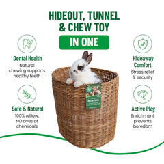 Small Pet Select gros plan tressage en saule naturel durable