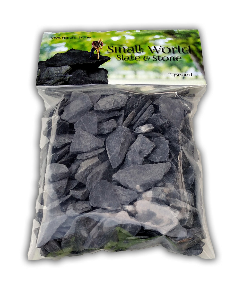 Small World Slate & Stone ardoise autour de bonsaï ajoute esthétique et drainage