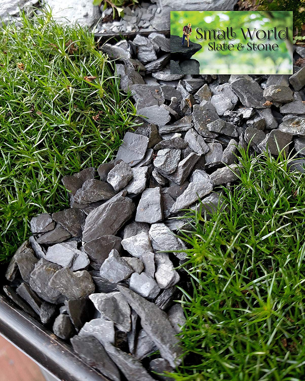 Small World Slate & Stone sentier miniature collé pour jardin de fées et maquettes
